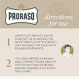 Proraso Shaving Cream Tube Sensitive 150ml Oat Green Tea Italy White view 5