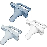Dr. Brown’s HappyPaci 100% Silicone Pacifier 0-6m, BPA Free, White Blue Light Blue 3-Pack