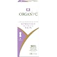 Organyc 100% Certified Organic Cotton Panty Liner for Women Sensitive Skin, Light Flow(Flat), 24 Count
