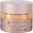 Honey Girl Organics Night Creme Extra Sensitive, Honey based Skin Care for Sensitive Skin, USDA Certified Organic Face Moistu