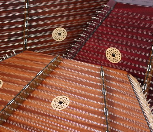 Master Works"Pioneer Package" 16-15 Hammer Dulcimer - Cranberry Stain