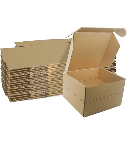 Scatole Di Cartone Ondulato Aviditi 12126 – Confezione Da 25 Pezzi – 30,5x30,5x15,2 Cm – Kraft Resistente Per Spedizioni