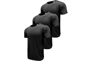 Boyzn Men's Short Sleeve Athletic T-Shirts, Moisture Wicking Quick Dry Running Shirts, Active Gym Workout Tee Shirts for Men