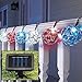 Solar Patriotic Ball String Lights