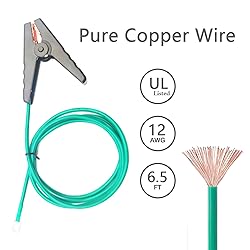 Minidodoca Portable Ground Rod with 6.5ft 12AWG UL