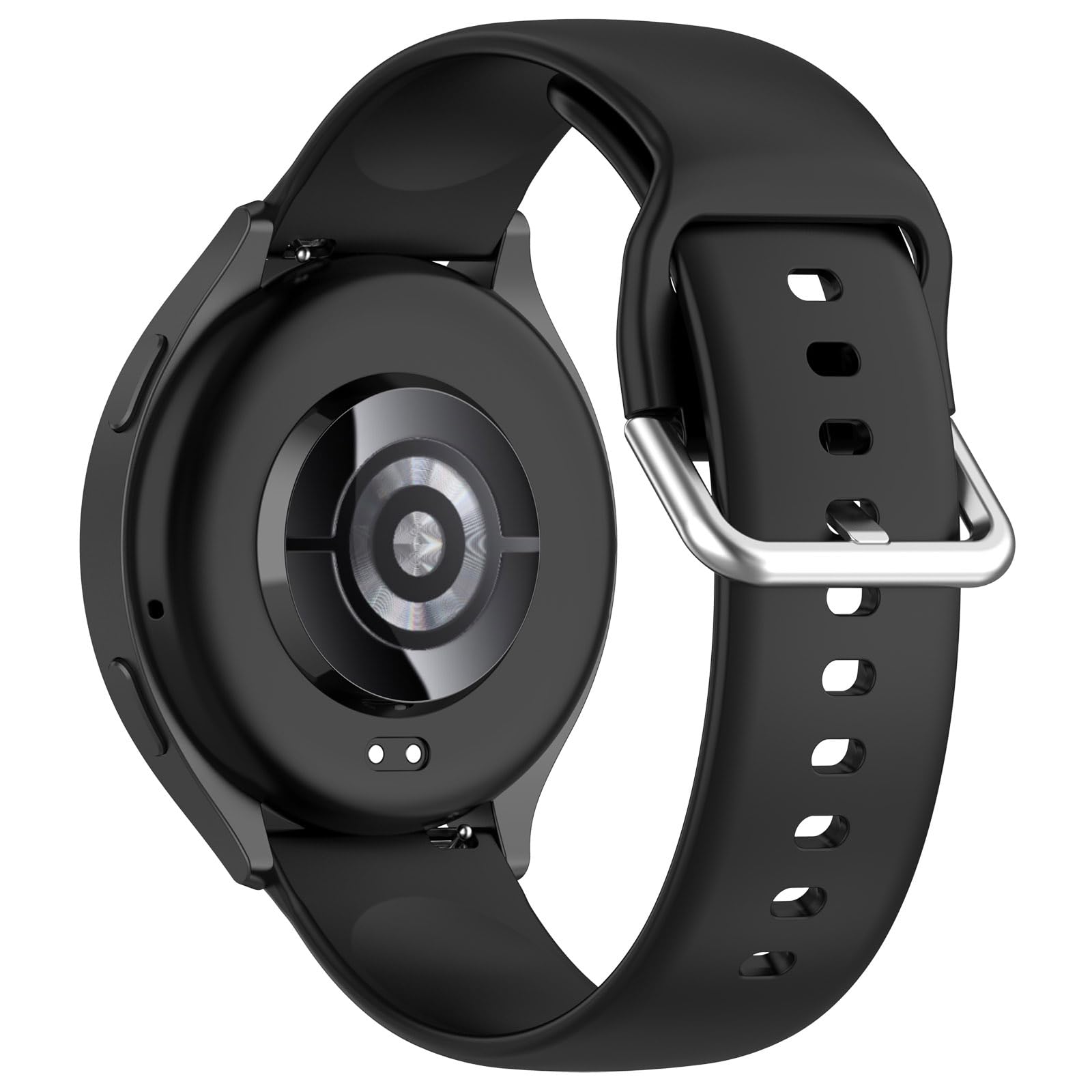 LOKEKE Compatible with OnePlus watch 2 Replacement Band - 22mm Replacement Silicone Wrist Watch Band Strap Compatible with Xiaomi Watch 2 (Black)