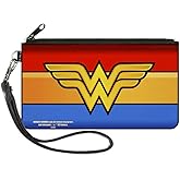 Buckle-Down Buckle-Down Zip Wallet Wonder Woman Large Accessory, Wonder Woman, 8" x 5"
