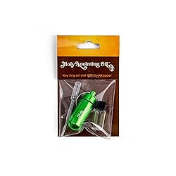 Anointing Oil Bottle Accessory Kit, Green Keychain