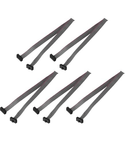 Cable De Cinta Plana IDC 16 Pines, 6 Pulgadas, Paso 2.54mm - Hembra A Hembra, Para Electrónica