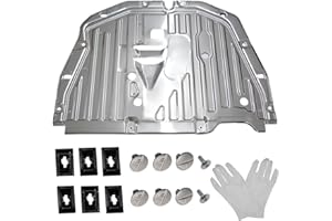 FANXIN Engine Splash Shield Under Car Cover 74110-TBA-A00 Compatible with Honda Civic 2016-2021, Splash Guard Skid Plate and 
