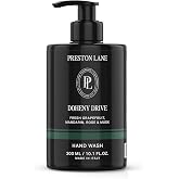 Preston Lane Scented Liquid Hand Soap with Pump, 10 fl oz, Doheny Drive | Moisturizing Hand Soap for Sensitive Skin with Oils, Kitchen &amp; Bathroom Hand Soap with Dispenser, Vegetable Glycerin, Gentle