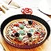 Homder 2 Pack 8.8 Inches Non-Stick Removable Loose Round Bottom Quiche Tart Pan, Tart Pie Pan,Pizza Disk Round Tart Quiche Pan with Removable Base(Red and Black)