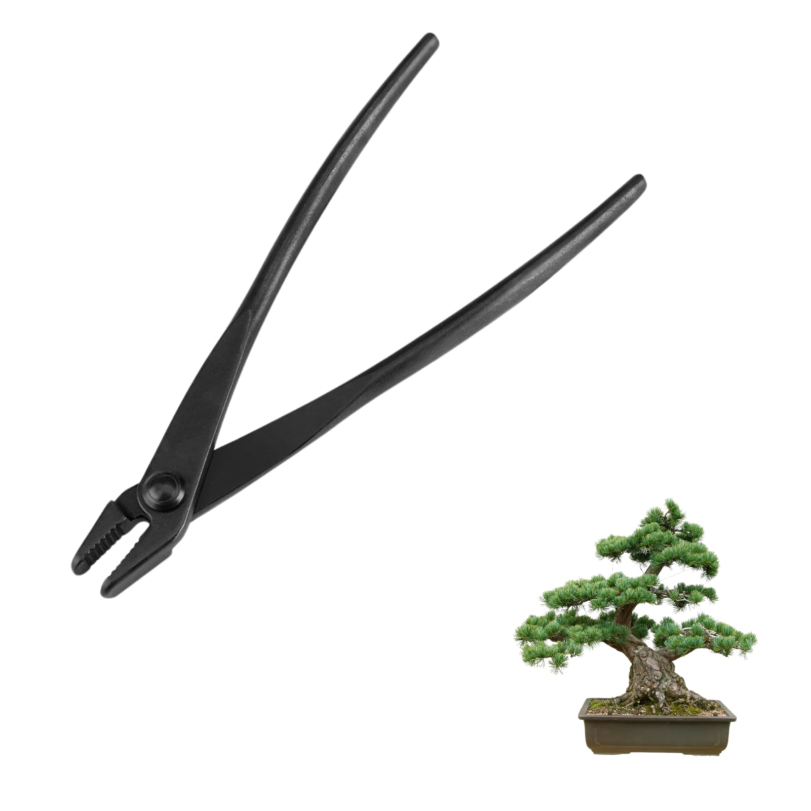 DEWIN Bonsai Pliers, Manganese Steel Alloy Bonsai Wire Plier with Round End, for Safe Use Gardening Tool