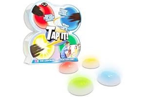 Fotorama Tap It Wireless Ultra High-Tech Pod , 4 Fun Games in One, Develop Hand-Eye Coordination, Agility, and Memory, Up to 8 Players, for Ages 6 and Up , White