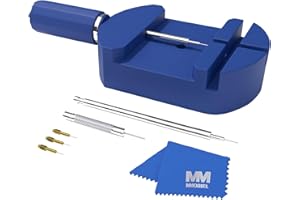 MMOBIEL Watch Band Strap Link Pin Remover Adjust Repair Tool Kit for Watchmakers with Pins Spring Pusher Steel Punch