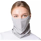 SUIGOLF KOREA (Type E) UV Sun Protection Balaclava Half Face Mask - For Golf, Hiking, Running, Cycling & Outdoor Sports