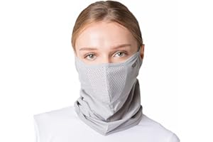 SUIGOLF KOREA (Type E) UV Sun Protection Balaclava Half Face Mask - For Golf, Hiking, Running, Cycling & Outdoor Sports