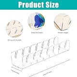 Katslyn 2pcs Acrylic Hat Holder Stand for 14 Caps Storage Organizer with Hooks view 2