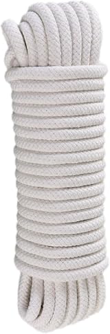 Tallkee y 10 Meters Cotton Rope 8mm Thick DIY Craft White