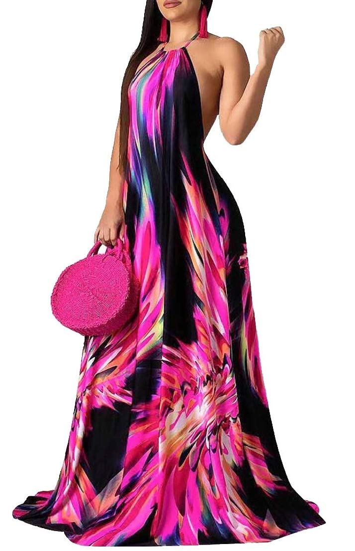 summer boho maxi dress