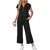 LILLUSORY Two Piece Lounge Sets for Women Spring Vacation Beach Travel Airport Outfits Casual Cruise Fashion 2026