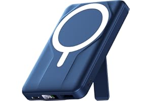 Azmuth Magnetic Wireless Power Bank 10000mAh, Compatible with MagSafe 15W Portable Fast Charger for iPhone 17/16/15/14/13/12 