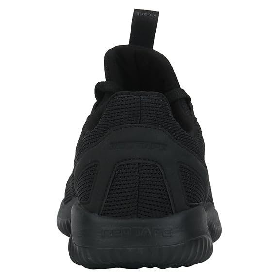 Red tape all black sports shoes Clearance