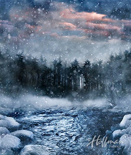 Storm Fabric Panel - Call of the Wild Digital Print - 36" x 44" - 100% Cotton Quilt Fabric