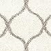 SAFAVIEH Hudson Shag Collection Area Rug - 9' x 12', Ivory & Grey, Moroccan Ogee Trellis Design, Non-Shedding & Easy Care, 2-inch Thick Ideal for High Traffic Areas in Living Room, Bedroom (SGH280A)