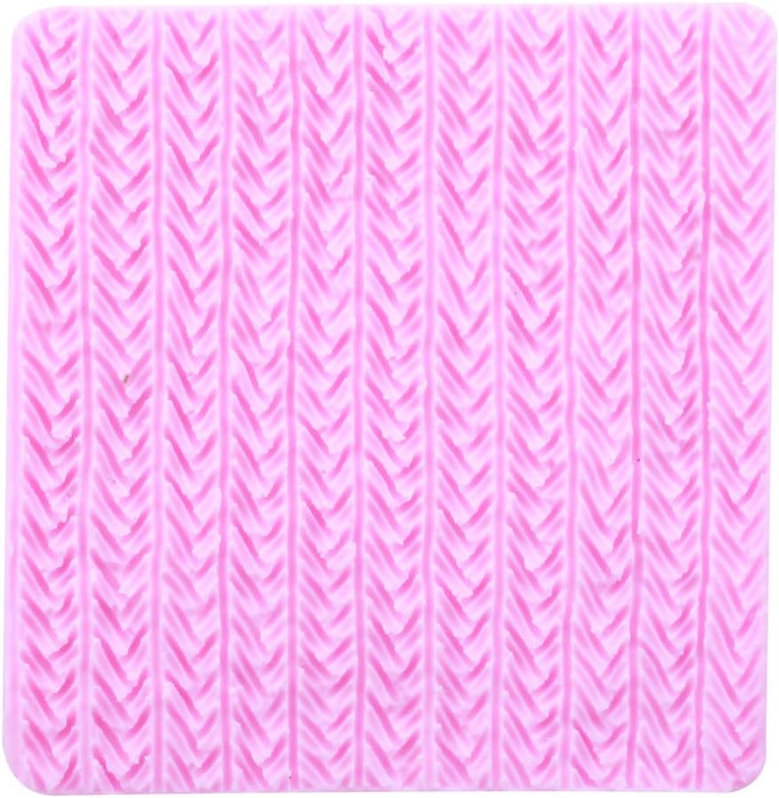 Hengxingwf Silicone Lace Sugar Cake Mat Knitting Cake Border Brim Decor Mat Cake Decorating Embossing Mat Fondant Cupcake Texture Embossing Baking Mould