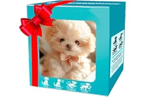 uojfnhb 2025 New Robot Dog, Robot Puppy That Acts Like A Real Puppy, Nicooo - My Realistic Robotic Puppies, Nicooo DogRobot for Adults, Ai Niccoo RobotDog - Walking, Barking, Tail Wagging (White)