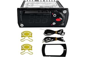 ZHENYUAN PZGXS0J111 Temperature Thermostat with Temperature Sensor Probes 115V Compatible with Carel All Refrigerator Types(Technician Ready Bundle)
