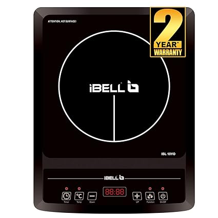 iBELL Hold The World. Digitally! 2000 W Induction Cooktop with Auto Shut Off and Overheat