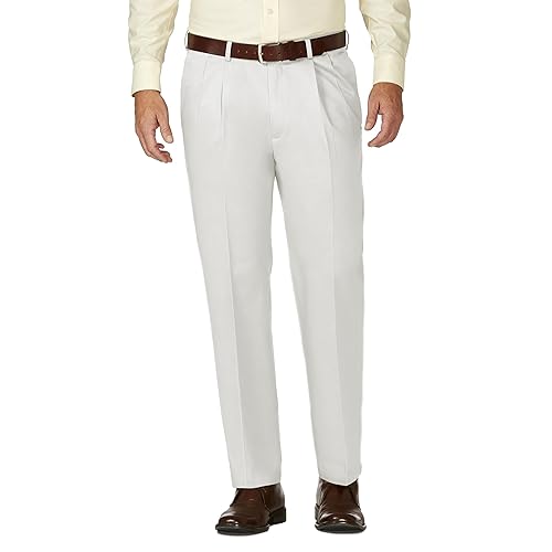 Mens Dress Pants Trousers UK Haggar Men's Work To Weekend Hidden