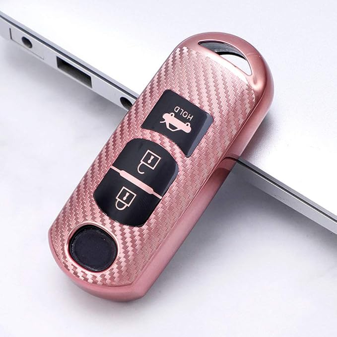 Car Key Cover, Carbon Fiber Tpu Key Case,Car Key Shell Amazon.co.uk