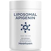 Heartwen Liposomal Apigenin Supplement | 4-Month Supply Apigenin (Chamomile Flavonoid) | Supports Sleep &amp; Calm | Sunflower Phospholipid Liposomes for Enhanced Absorption &ndash; 50mg Capsules (120 Count)