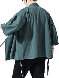 Men's Japanese Kimono Cardigan Loose Cotton Linen