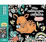 Mes coloriages velours printemps : 10 tableaux à colorier by 