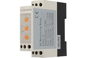 LIEBEWH Voltage Monitoring Relay Over Voltage and Under Voltage Relay 35mm Rail Voltage Protector Device