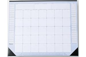 Blueline Undated Desk Pad 12-Month Calendar Bilingual 22-Inch x 17-Inch (A181722B), Original version