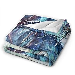 WAZHIJIA Mighty Dragon Fleece Throw Blanket, Fuzzy