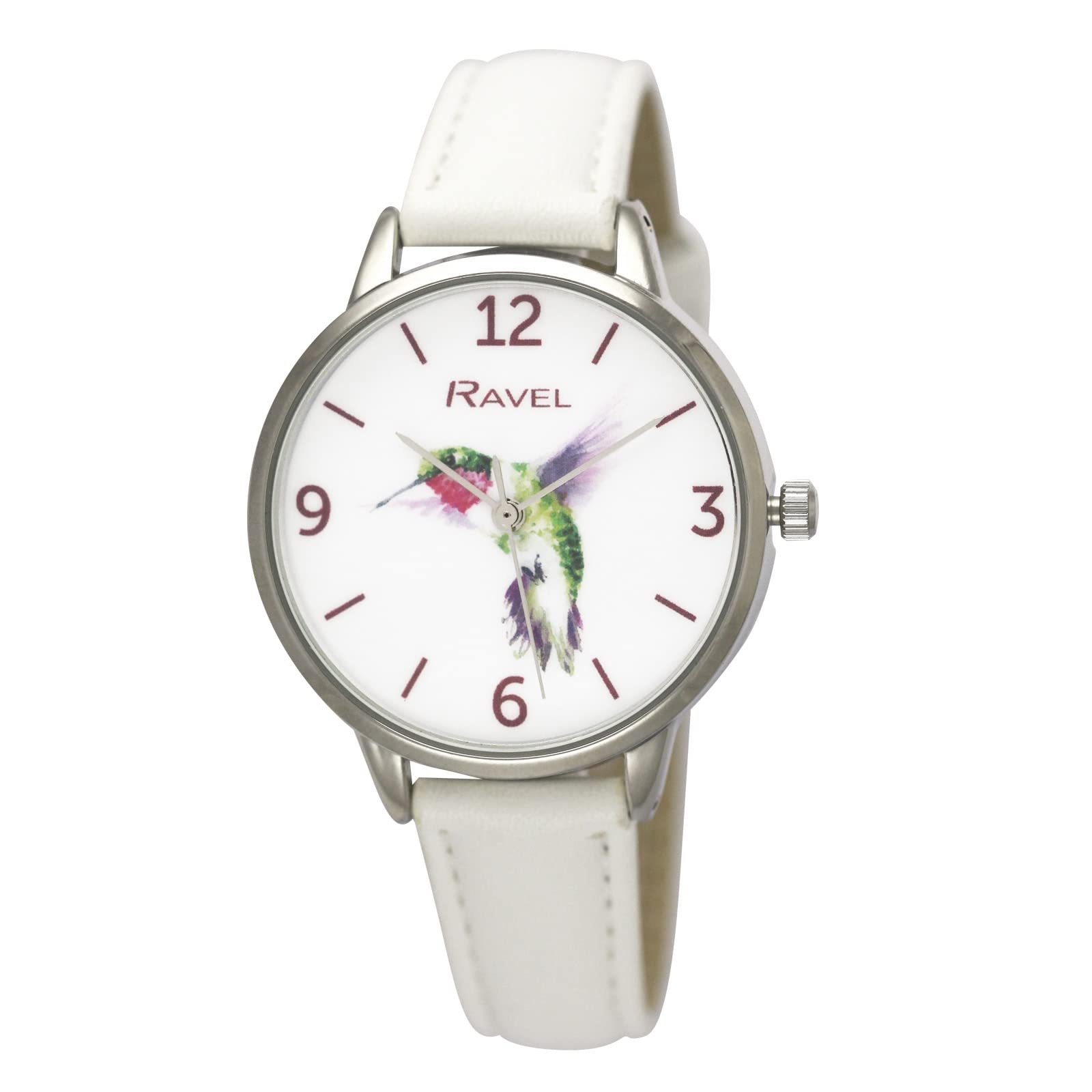 Ravel - Women's Hummingbird Fashion Watch - Analogue Quartz - RF010.4 - White
