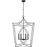 ML Lighting Tracy 6-Light Pendant Light Matte Black