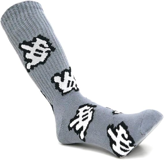Huf Socks ハフ ソックス 靴下 Fuck It Cursor Charcoal スケートボード スケボー フリー チャコール スポーツソックス 通販 Amazon