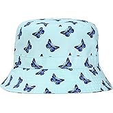 HDE Bucket Hat Unisex Print and Solid Beach Sun Hats Outdoor Packable Headwear