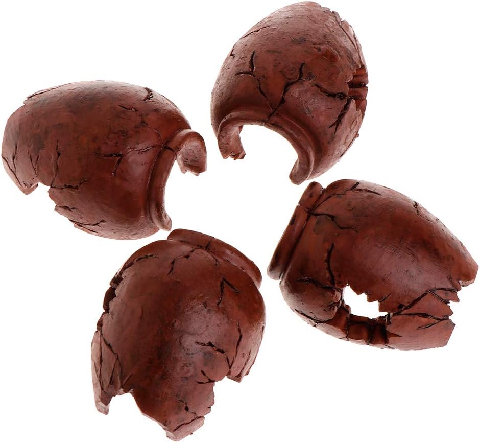 Oawjeen New Aquarium Pot Tile Hide Cave For Fish Tank Reptile Case Toys Resin Decoration Ornament Fish Shrimp Play Decor Artificial Supplies, Practical Aquarium Supplies, Aquarium Fish Tank Decoration