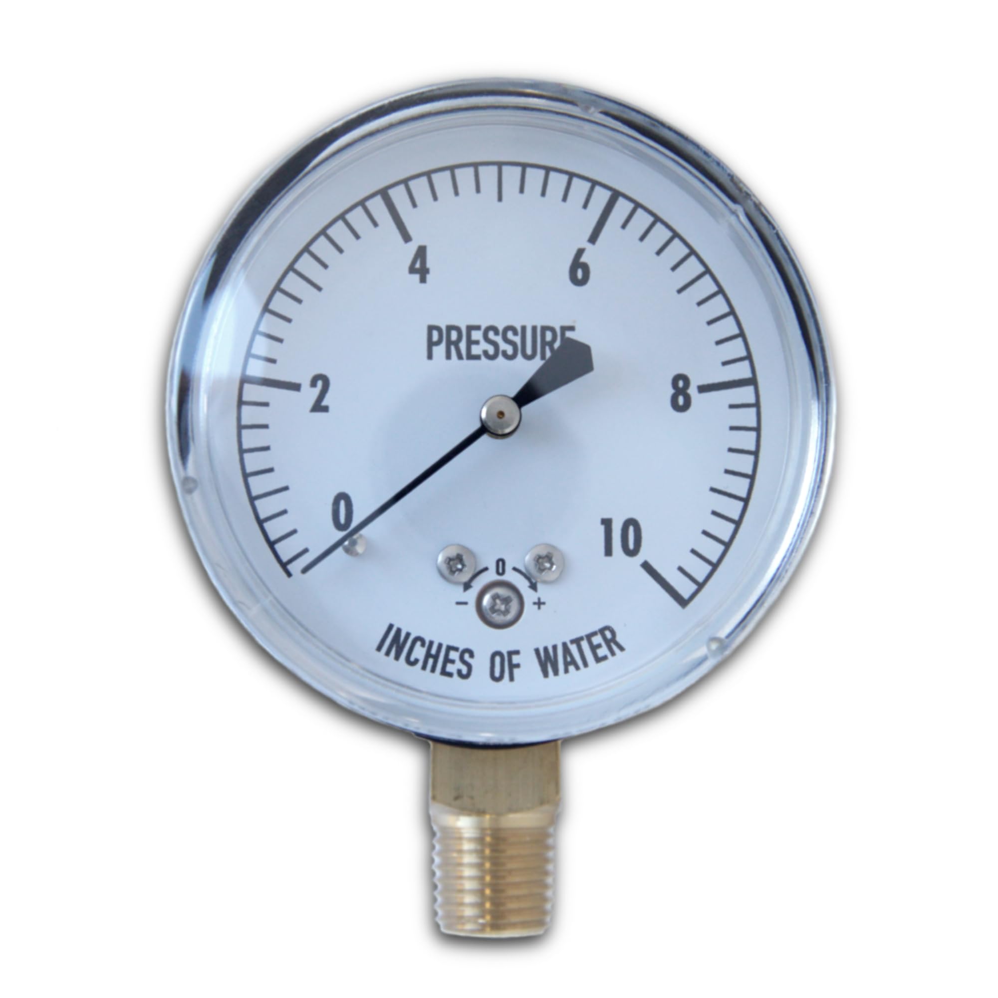 Kodiak Controls KC25-10# Low Pressure Gauge 10 PSI