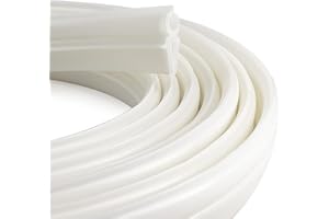 SZKXMJ Rv Roof Vent Seal Vinyl Seal Rv Sealfor Ventline, Hengs and Camco Roof Vents (118inch, WHITE)