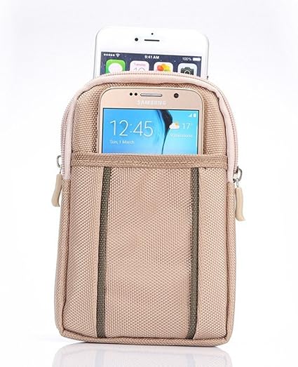 Amazon スマホポーチ カバー 登山用 防水 防塵 耐衝撃 ネックストラップ付く ダブルファスナー 縦型 ケース カバー 通販