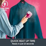 Tefal Pure Pop Slim Handheld Clothes Steamer Pink DT2023 70ml view 4